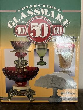 Vintage Collectible Glassware 40s-50s-60s Hardback Book Fifth Edition
